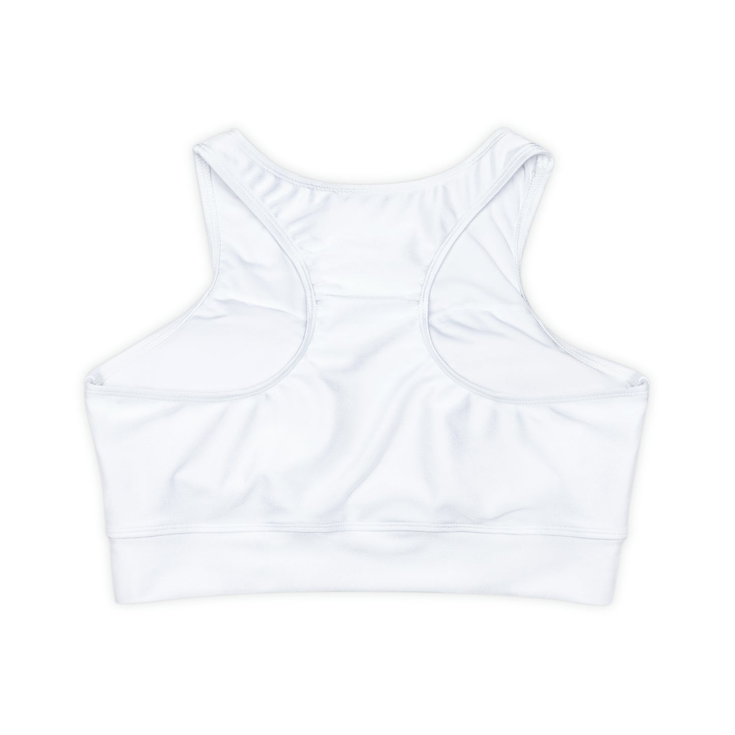 Fully Lined, Padded Sports Bra (AOP)