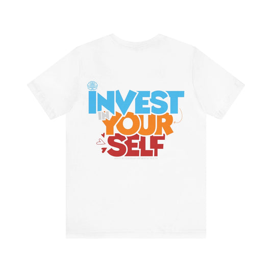 Short sleeve T-shirt invest in wisdom