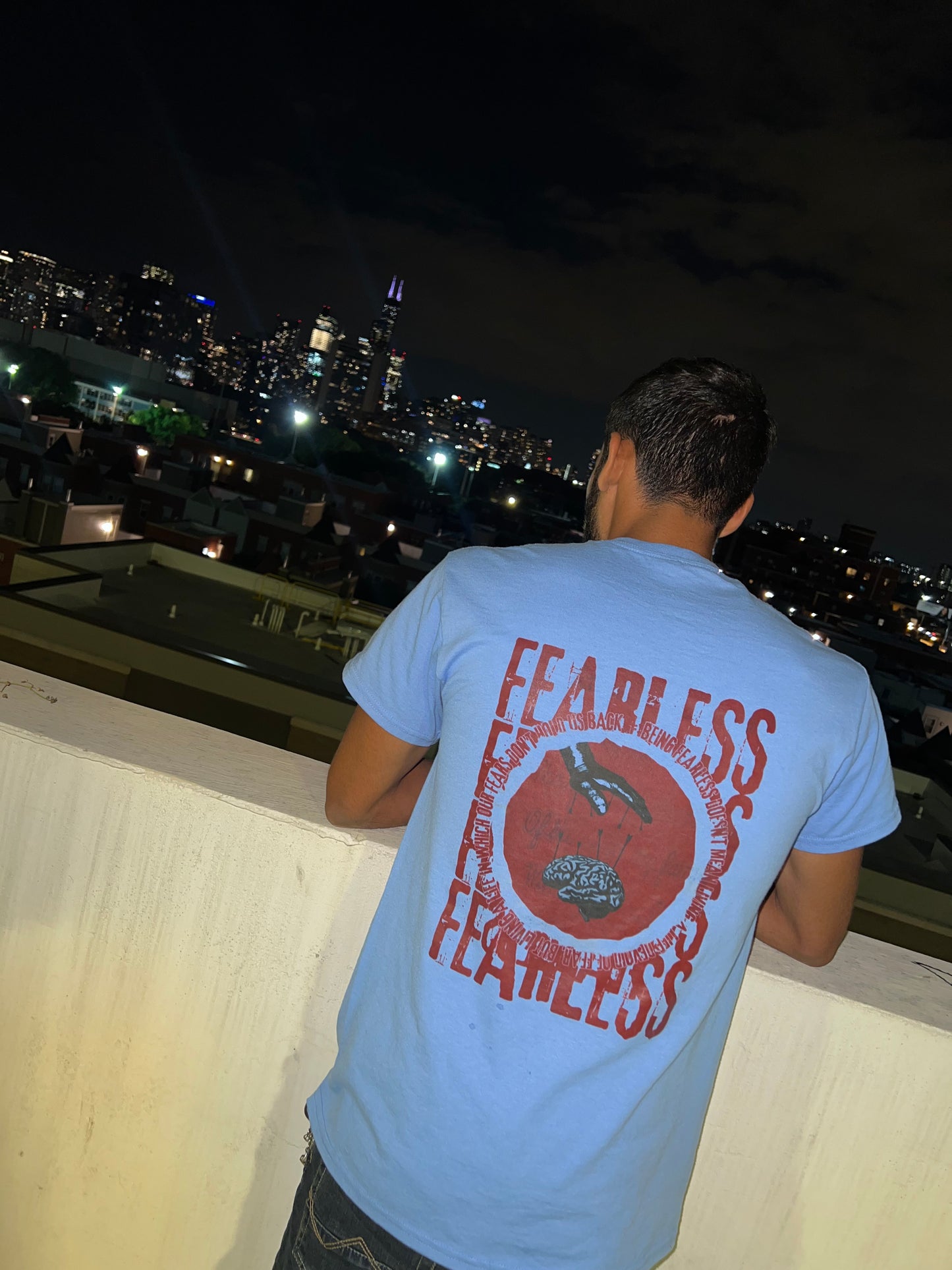 Short sleeve T-shirt fearless